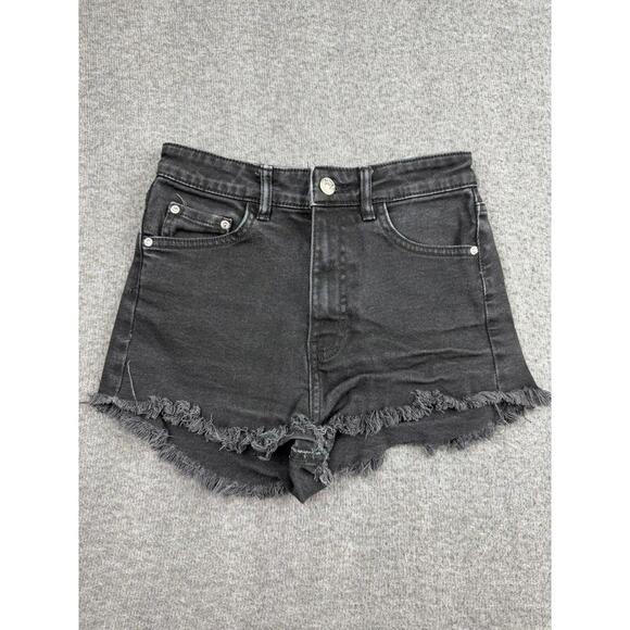 Zara Pants - Zara Women's Black Denim Shorts Size‎ 2